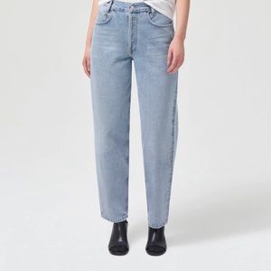 Agolde tapered high rise jeans